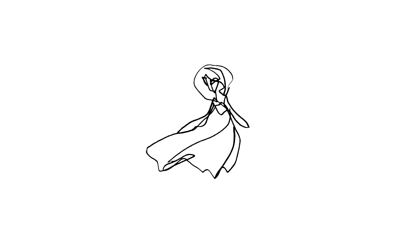 Clean and inventive line-art creature design, ideal for those who appreciate modern simplicity and creative expression.