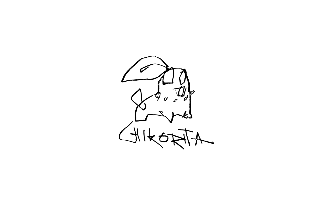 Simple and original line-art creature design, ideal for those who appreciate subtle and unique artistic expressions.