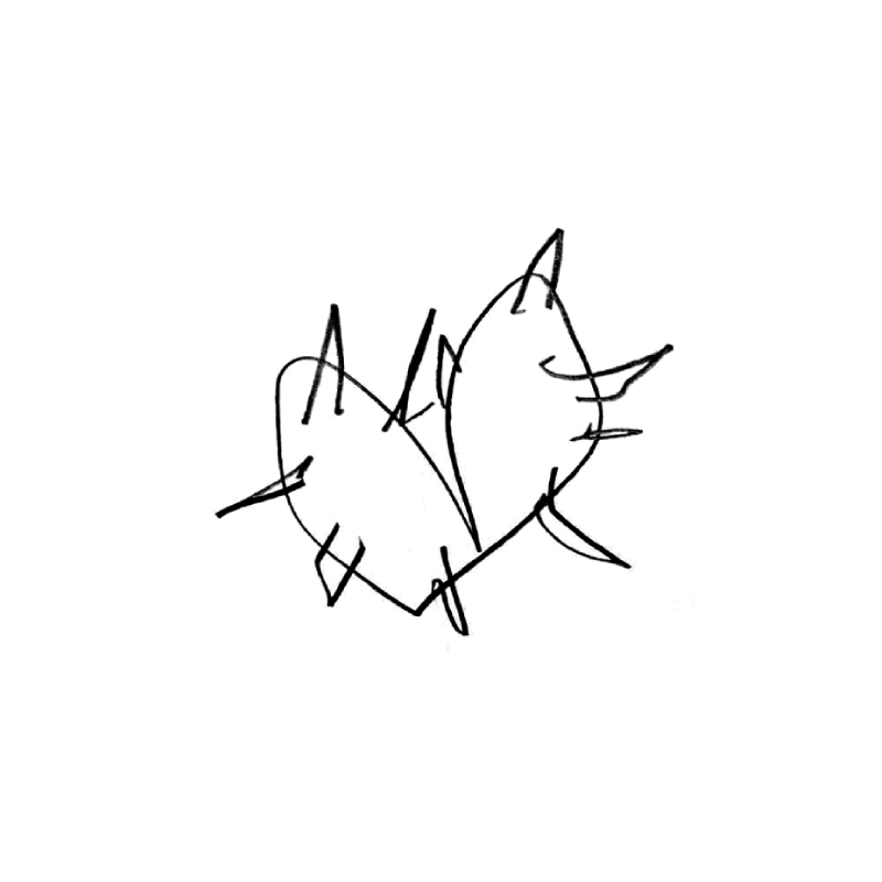 Heart with thorns, II, symbolizing the complex interplay of love and pain. Line-art tattoo design perfect for a profound and emotive statement.