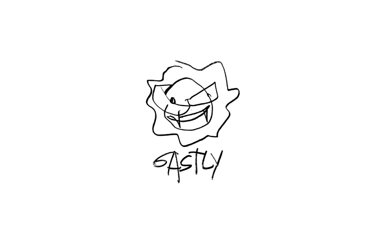 Clean line-art creature design, ideal for those seeking a unique and contemporary artistic touch.